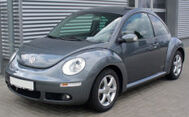 VW Beetle in grau